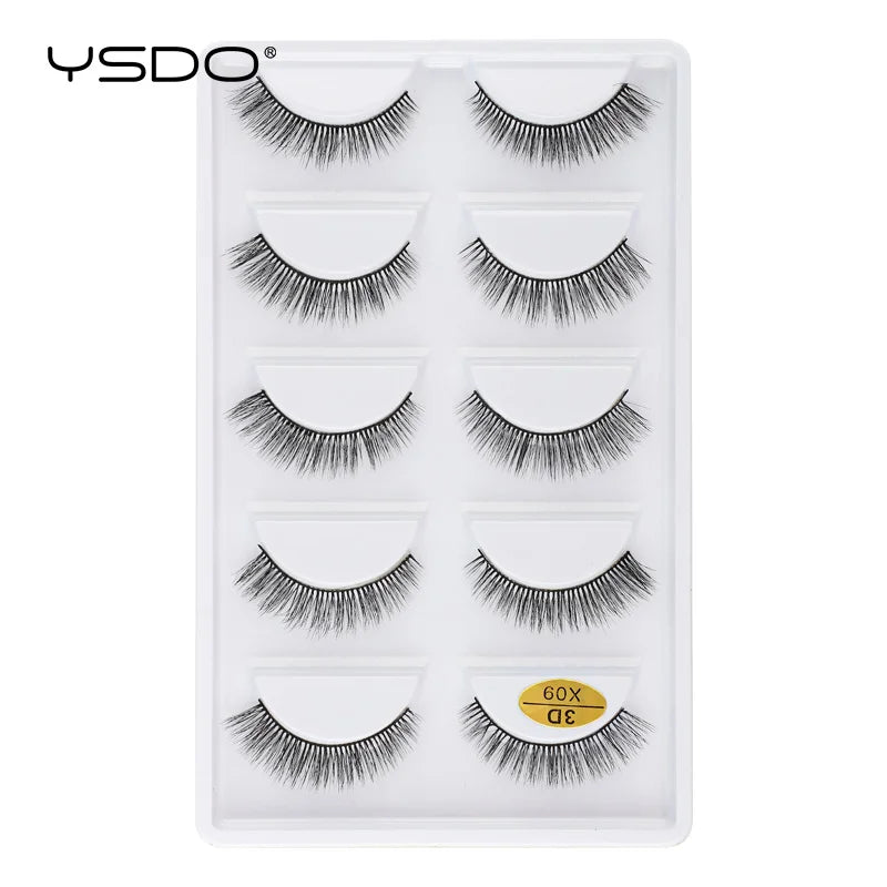 3D Mink Lashes Faux Natural Fluffy Lash