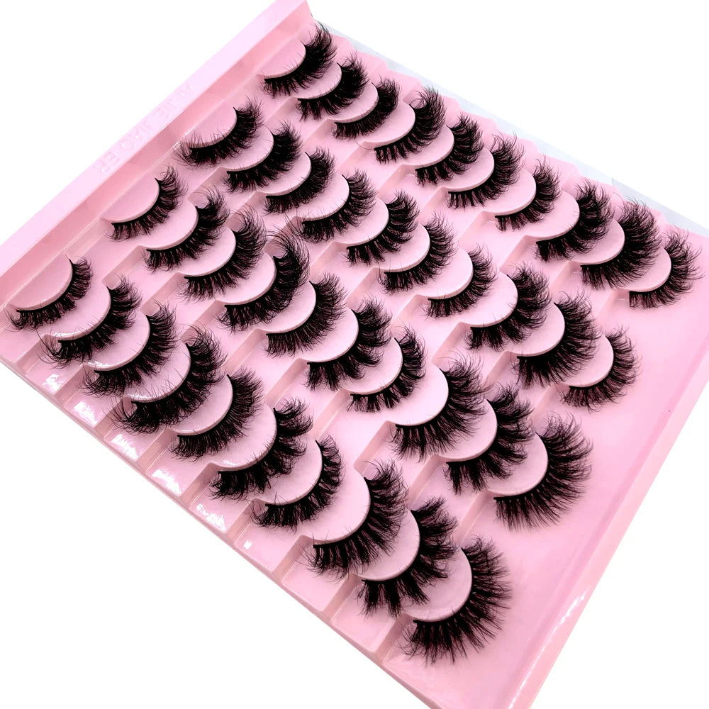 5D Fluffy Eyelashes D Curl Lashes