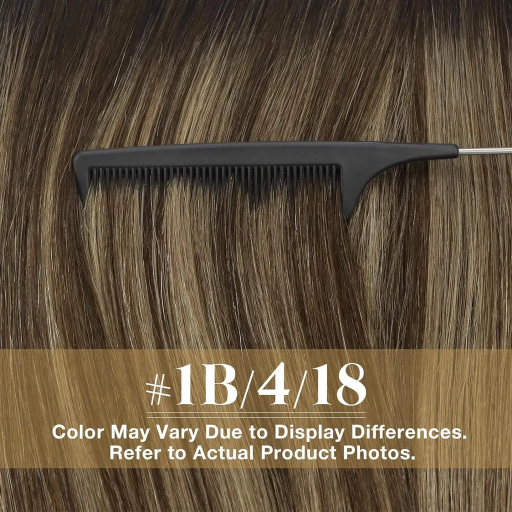 Tape In 100% Real Remy Human Hair Straight Extensions