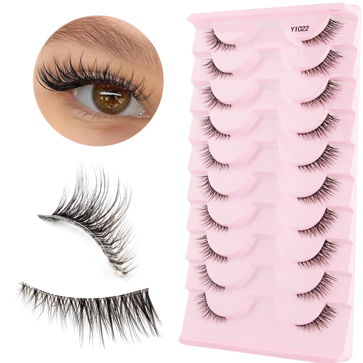 Half Lashes Mink Eyelashes