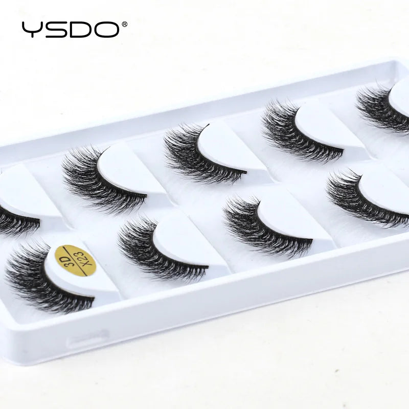 3D Mink Lashes Faux Natural Fluffy Lash