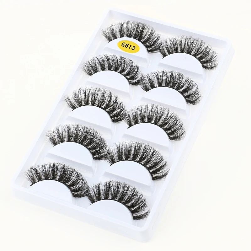 Mink Eyelashes 3D Dramatic Natural Hair