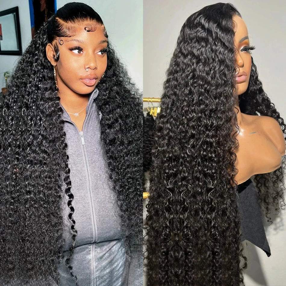 Human Hair Pre Plucked Curly Lace Wig