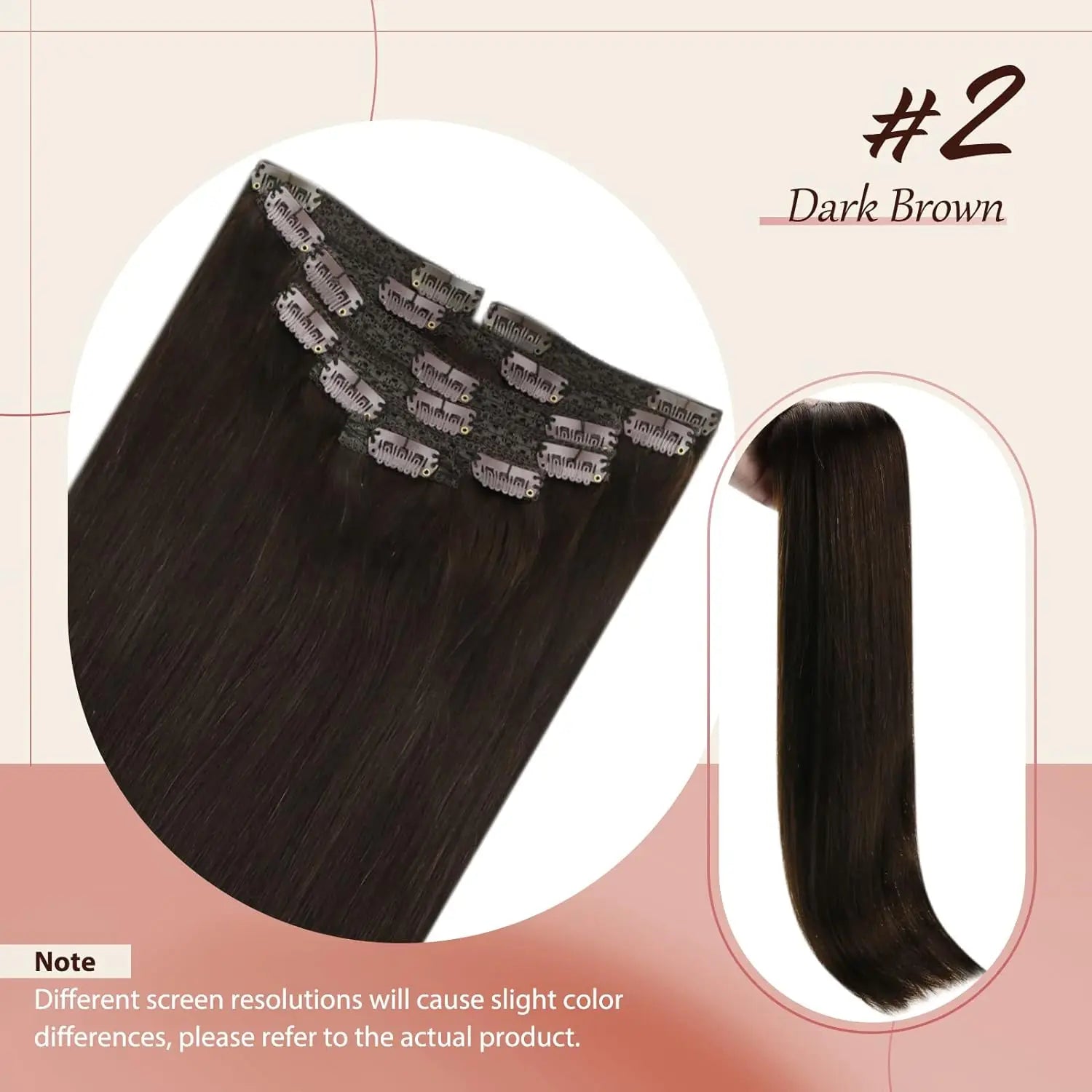 Clip in Hair Extension Real Human Hair