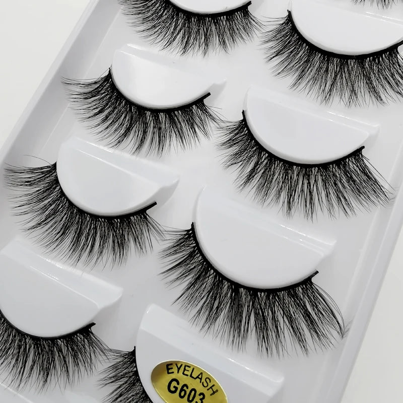 Mink Eyelashes 3D Dramatic Natural Hair