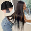 Human Hair Ready To Wear Bone Straight Wigs