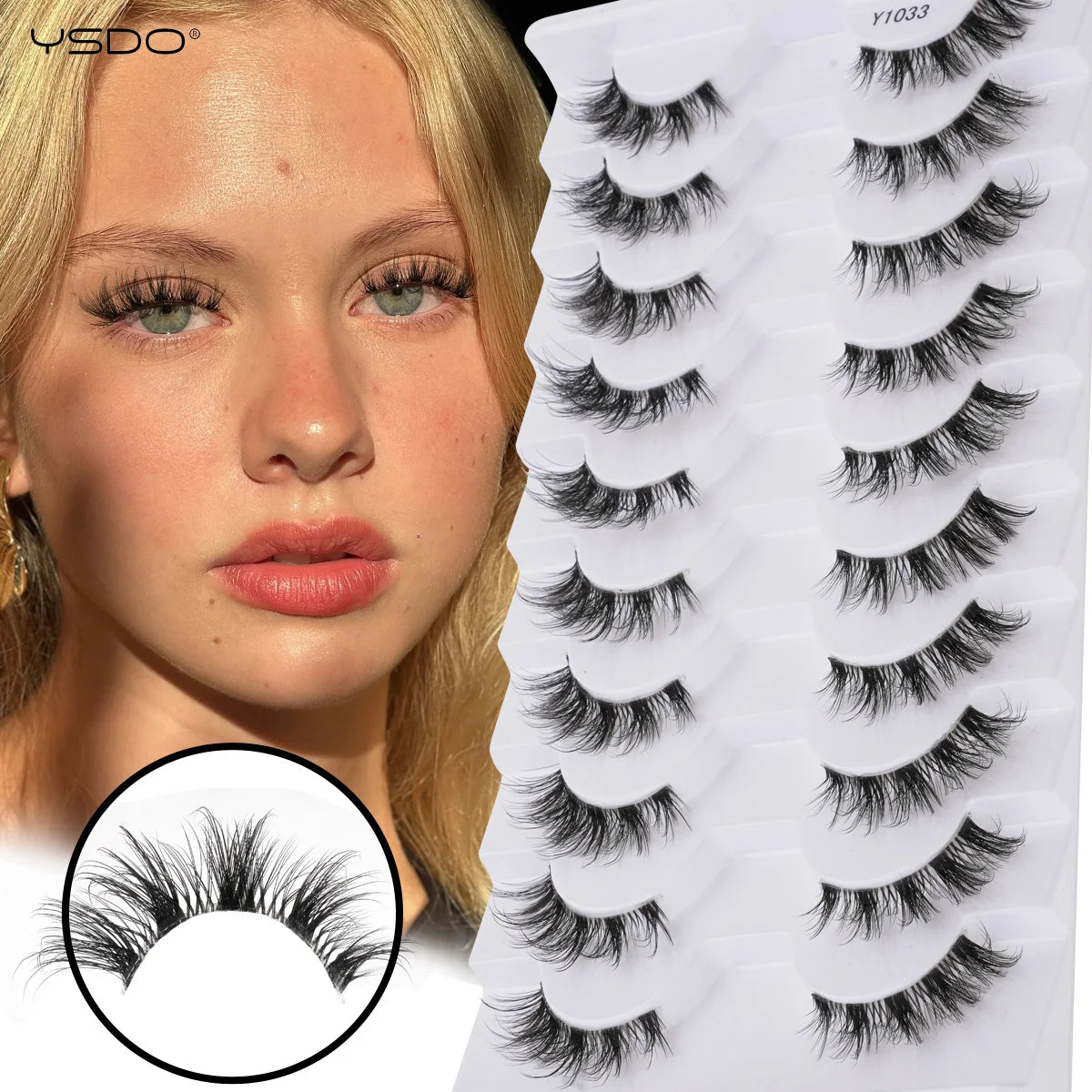 Half Natural Cat Eye Lashes