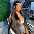 Bone Straight Remy Transparent Wigs