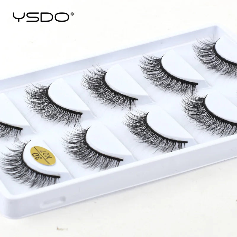 3D Mink Lashes Faux Natural Fluffy Lash