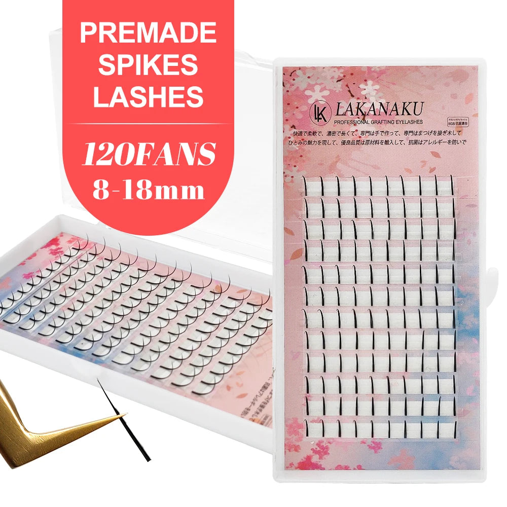 DIY Spikes Eyelash Extensions