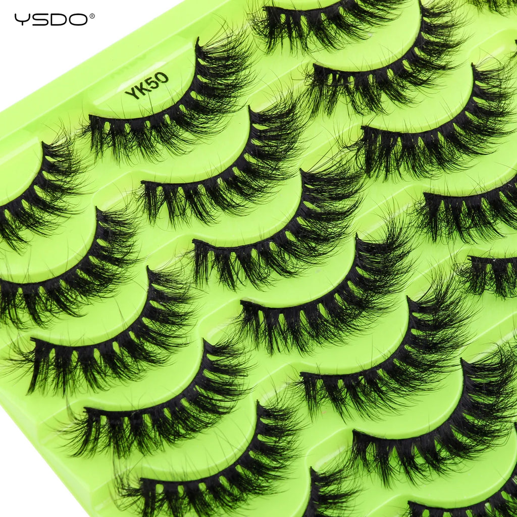 3D Mink False Eyelashes – Natural, Fluffy & Reusable