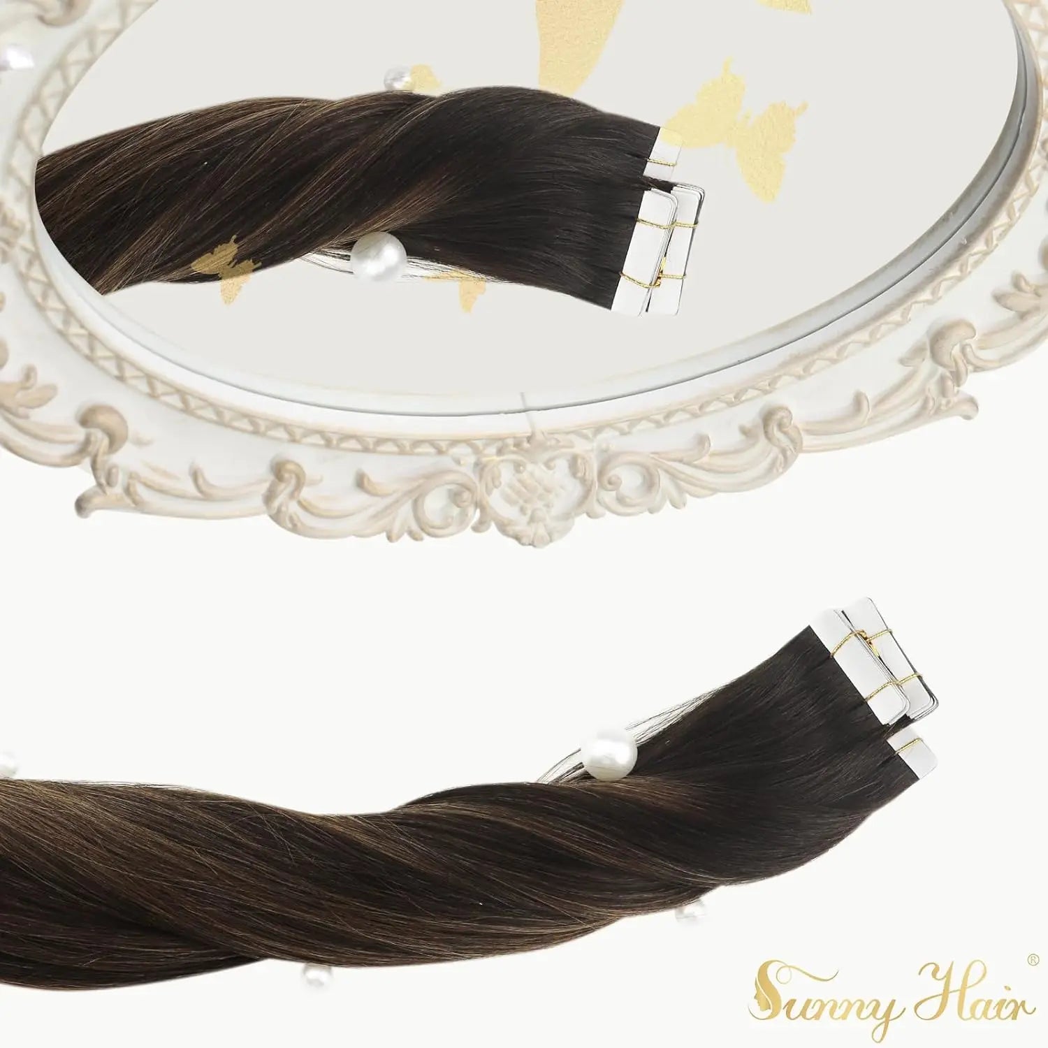 Brown Tape in Hair Extensions