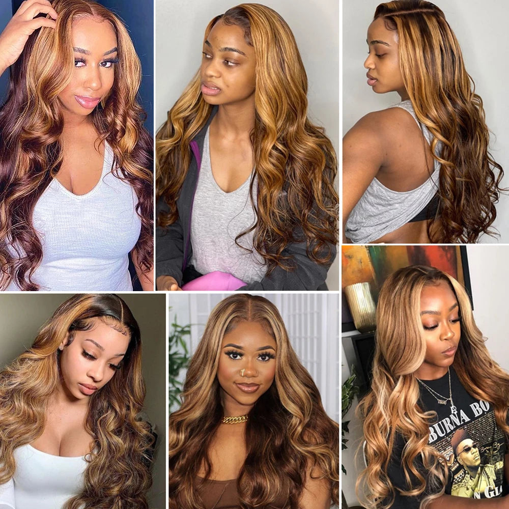 Blond Ombre Brazilian Wigs