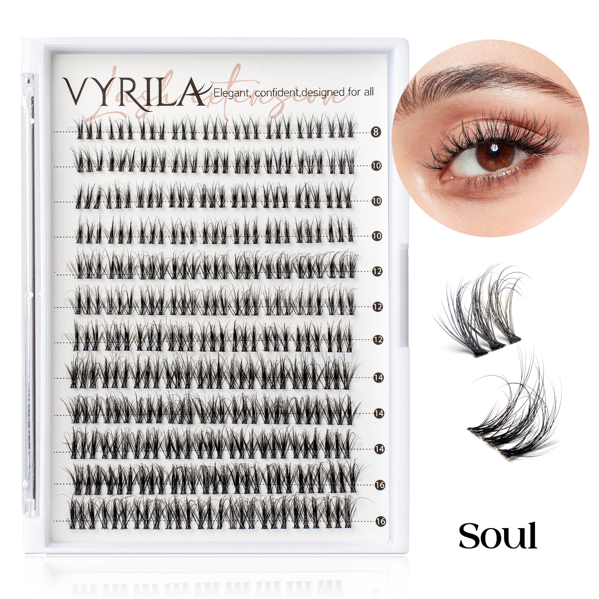 Ultra-Fine 0.05mm Lash Clusters