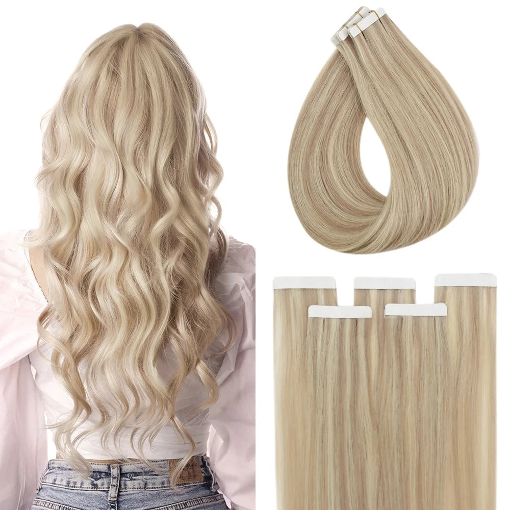 Injected Tape In Hair Extensions