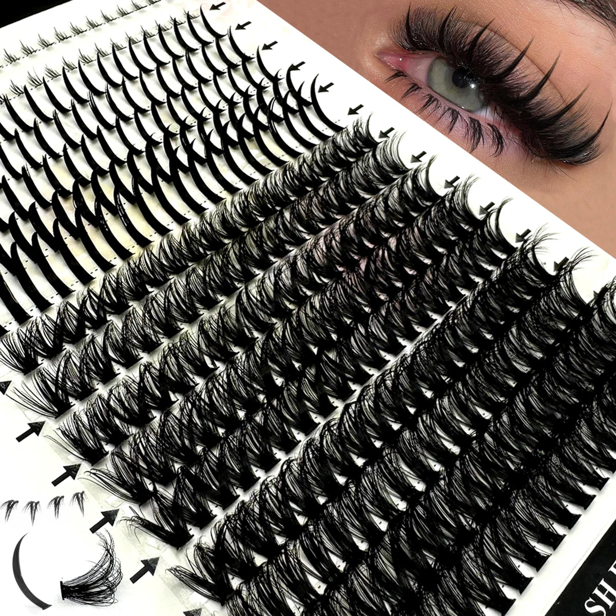 Spikes Lash Clusters Volume Eyelash