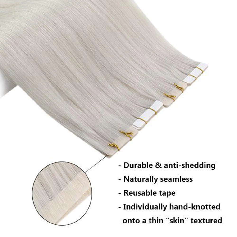 Injected Tape In Hair Extensions