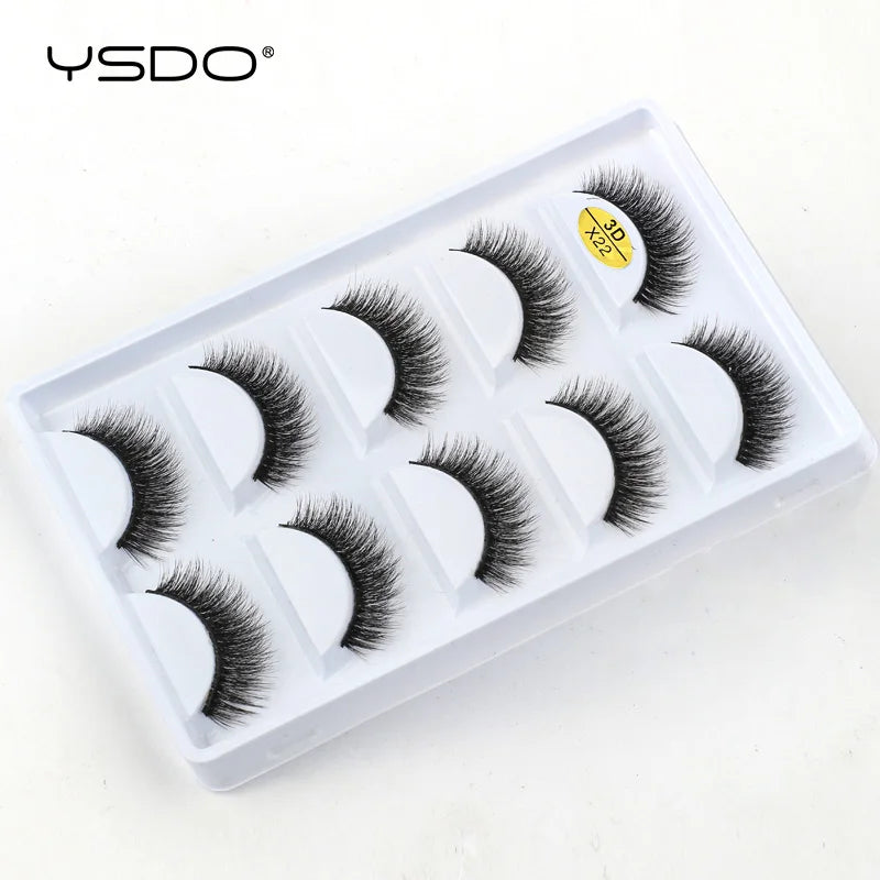 3D Mink Lashes Faux Natural Fluffy Lash