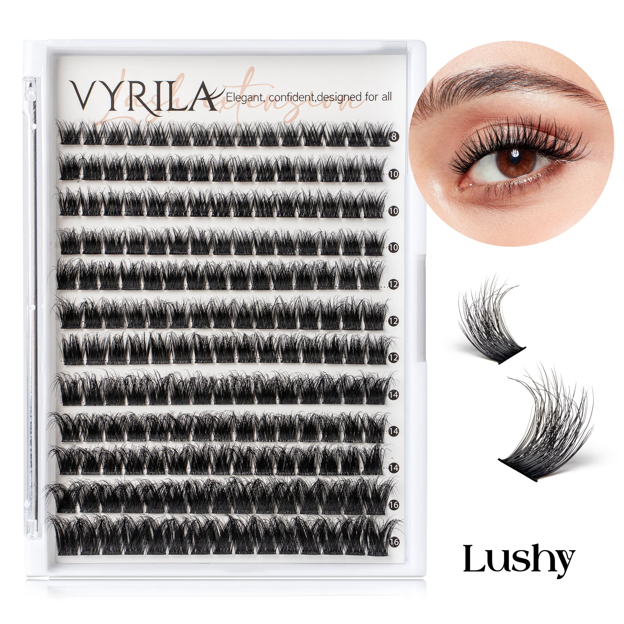 Ultra-Fine 0.05mm Lash Clusters