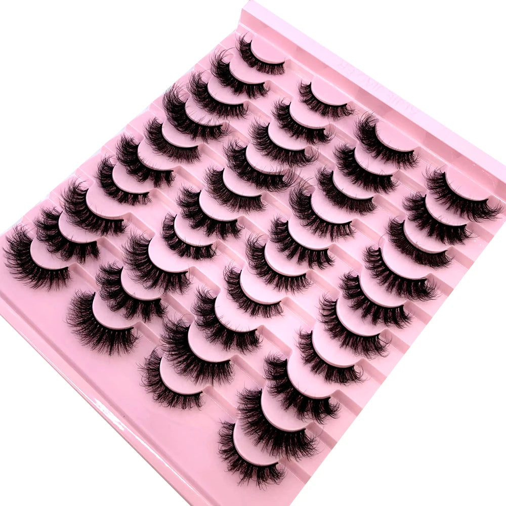5D Fluffy Eyelashes D Curl Lashes