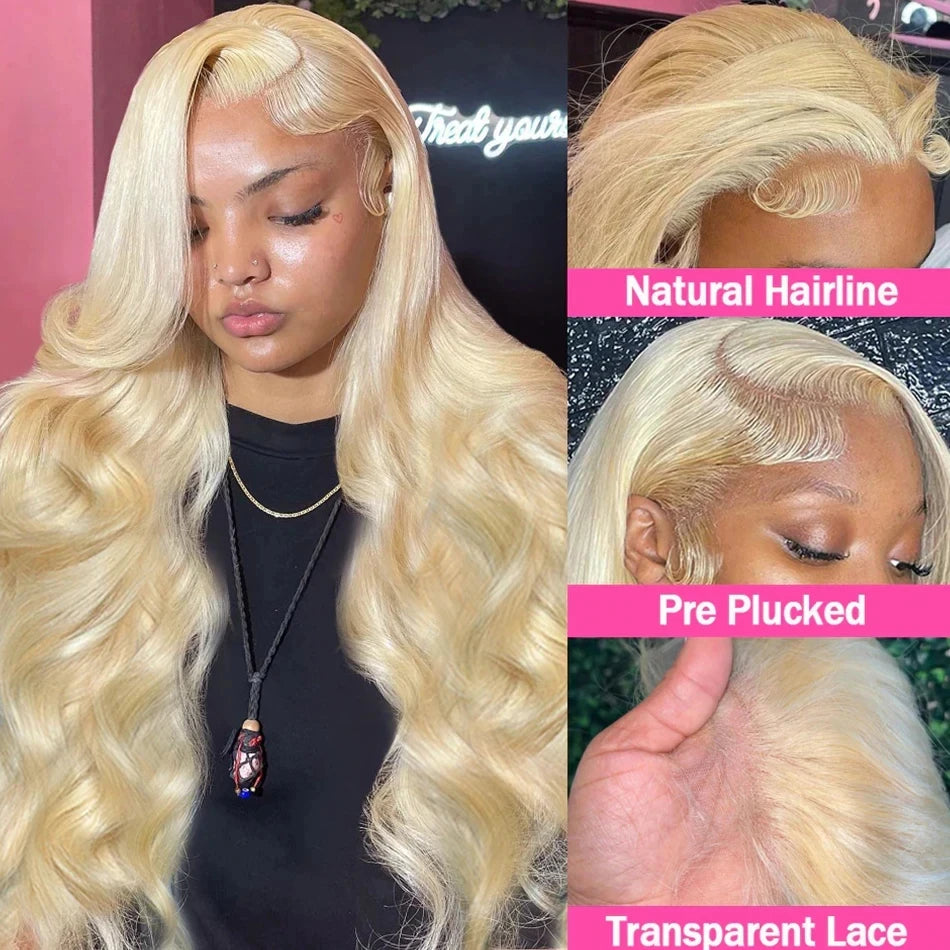 Blonde Body Wave HD Lace Frontal Wig