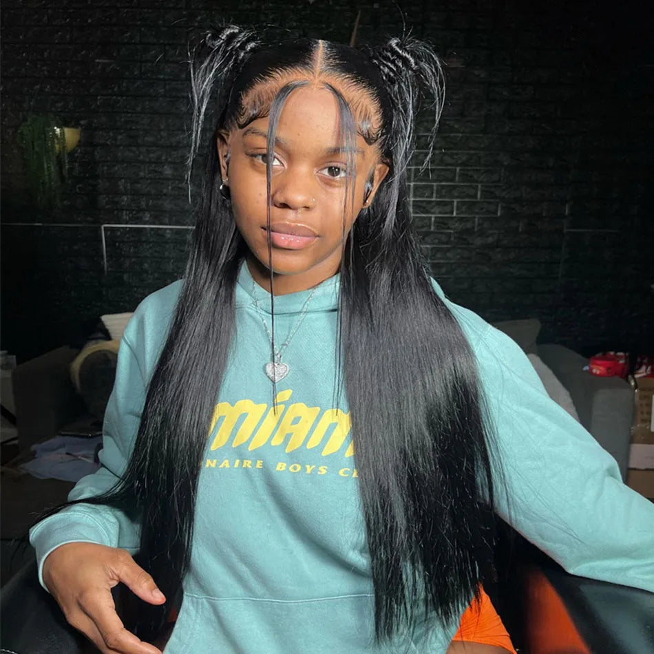 30 Inch Brazilian Bone Straight Human Hair Wigs