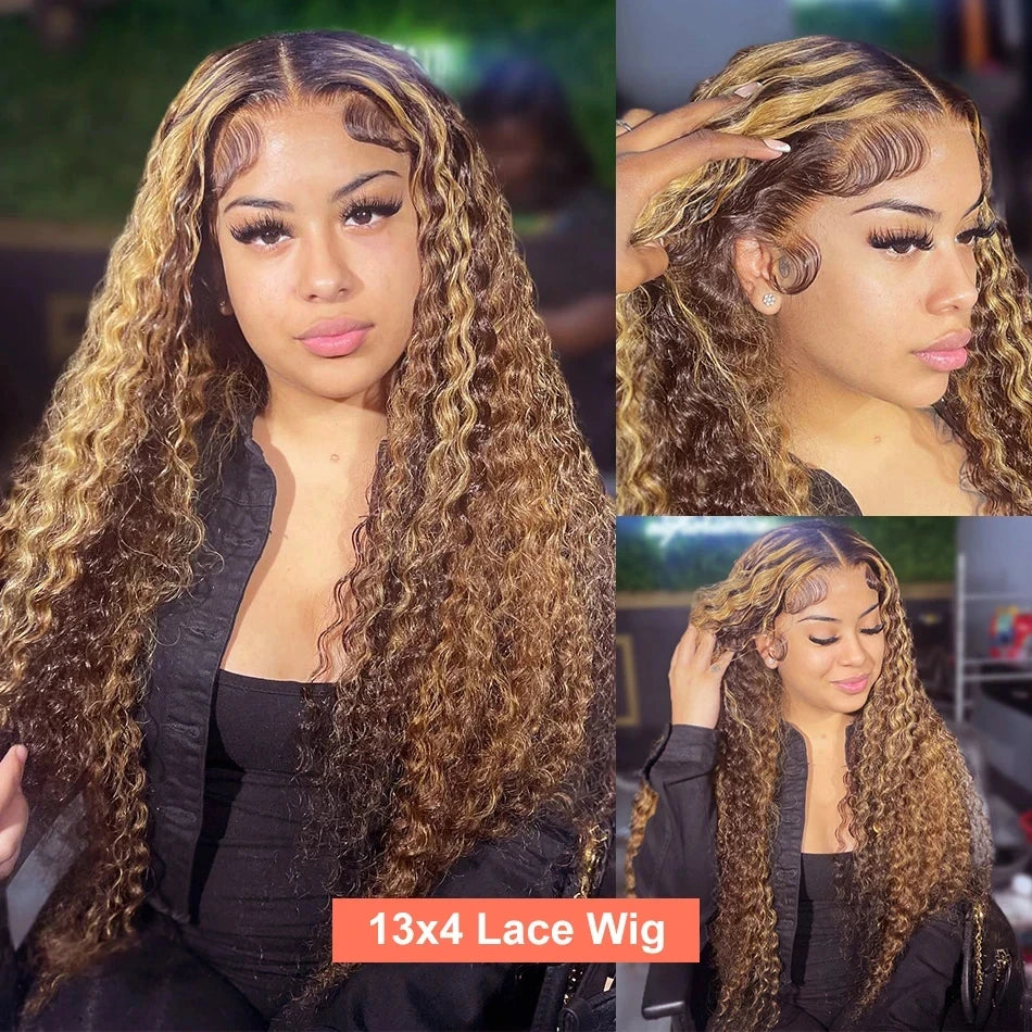 HD Transparent Lace Frontal Colored Wig