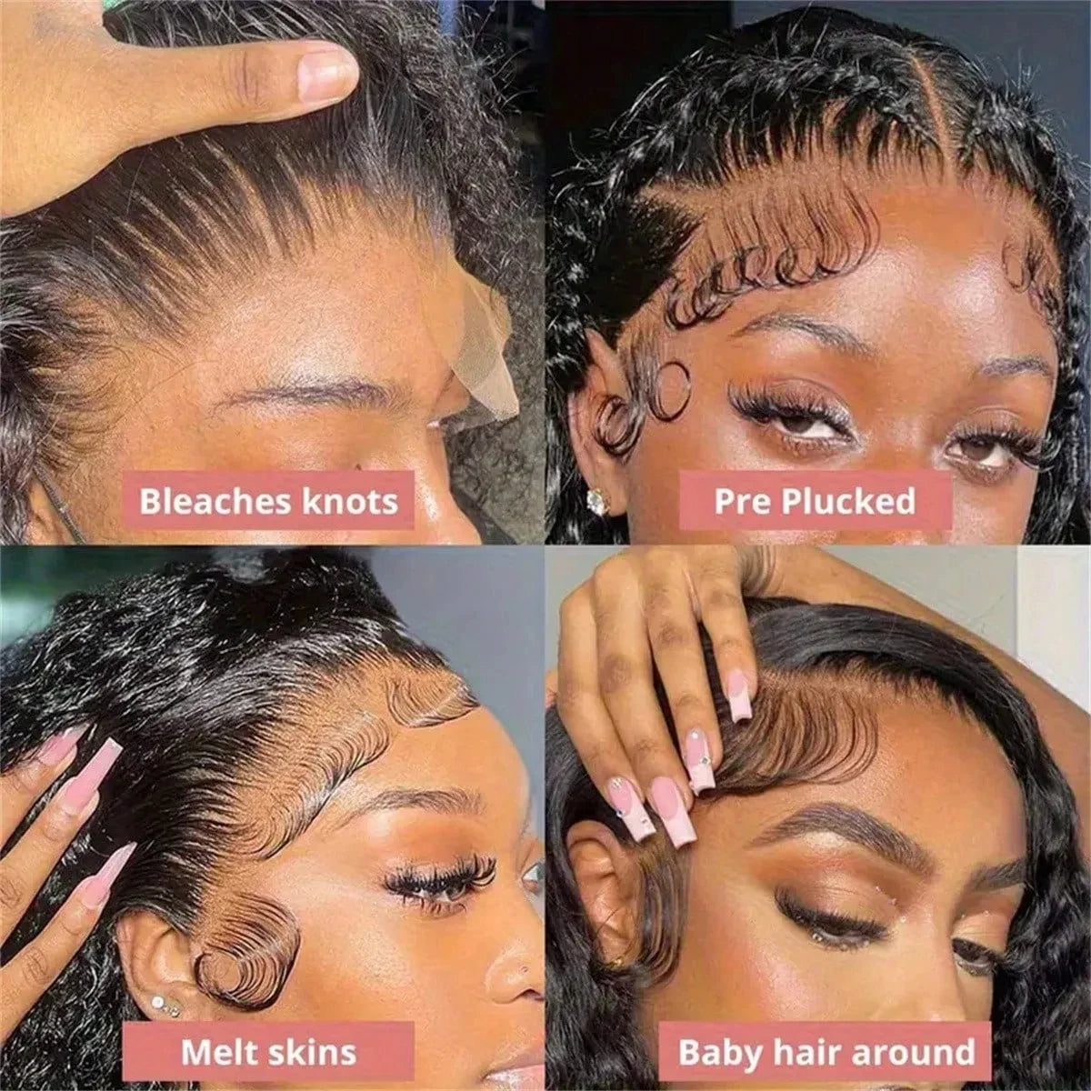 Deep Wave Lace Front Wigs