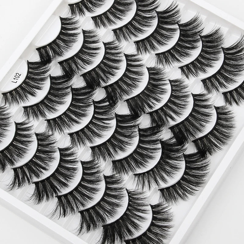 Curly Natural Soft Dramatic Thick Eyelashes