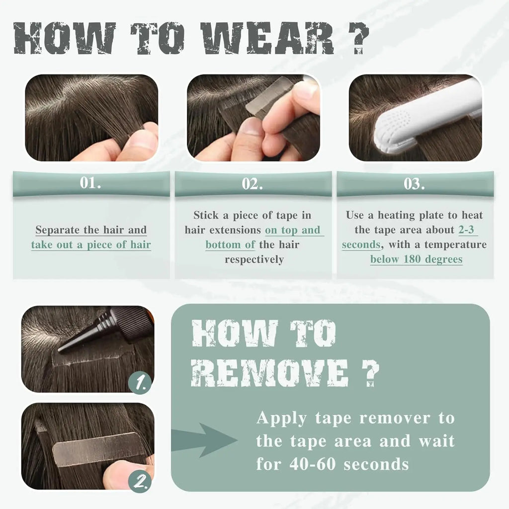 Hair Tape In Hair Extensions