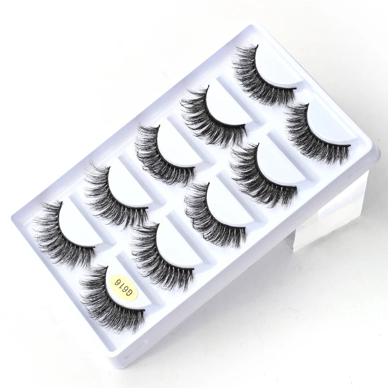 Mink Eyelashes 3D Dramatic Natural Hair