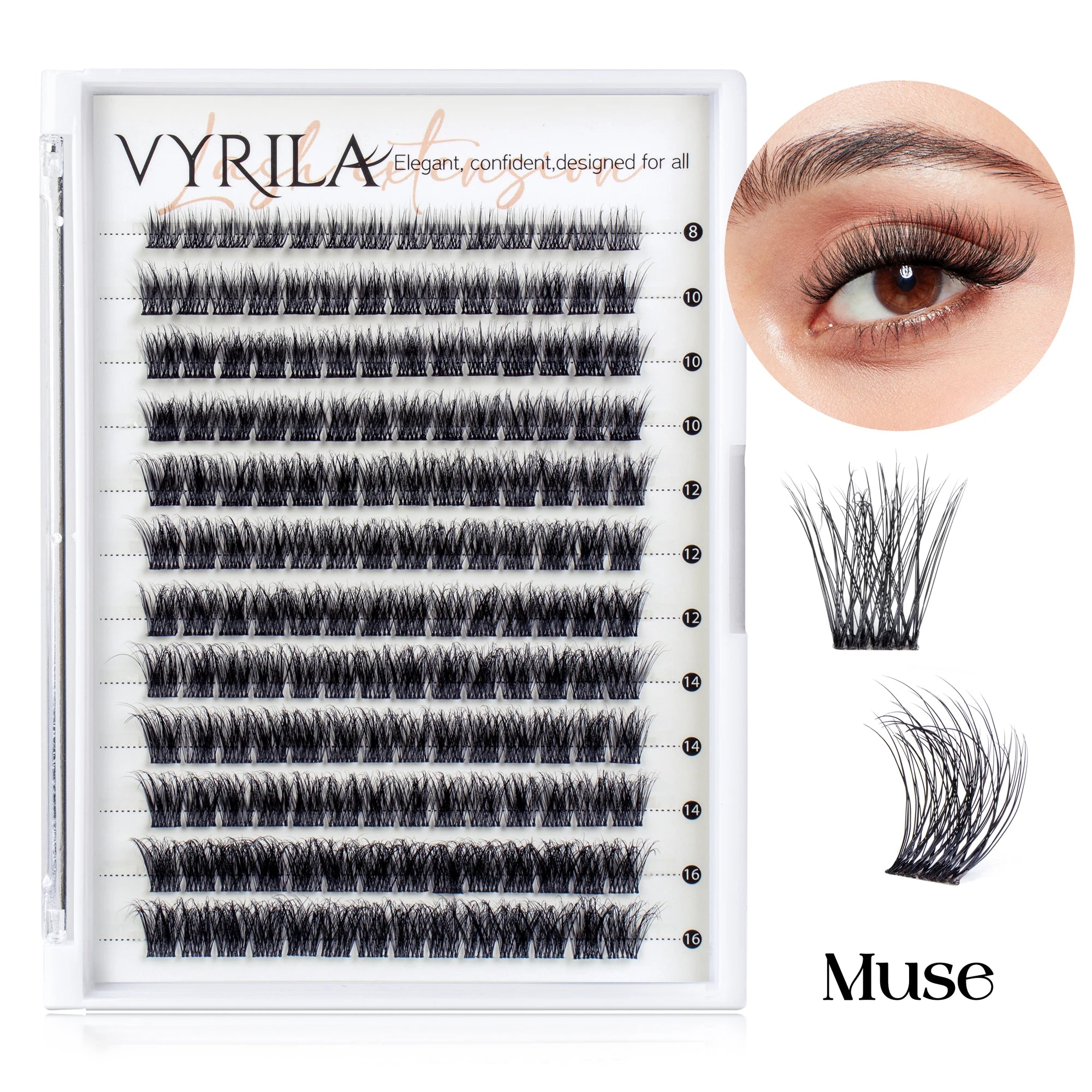 Ultra-Fine 0.05mm Lash Clusters