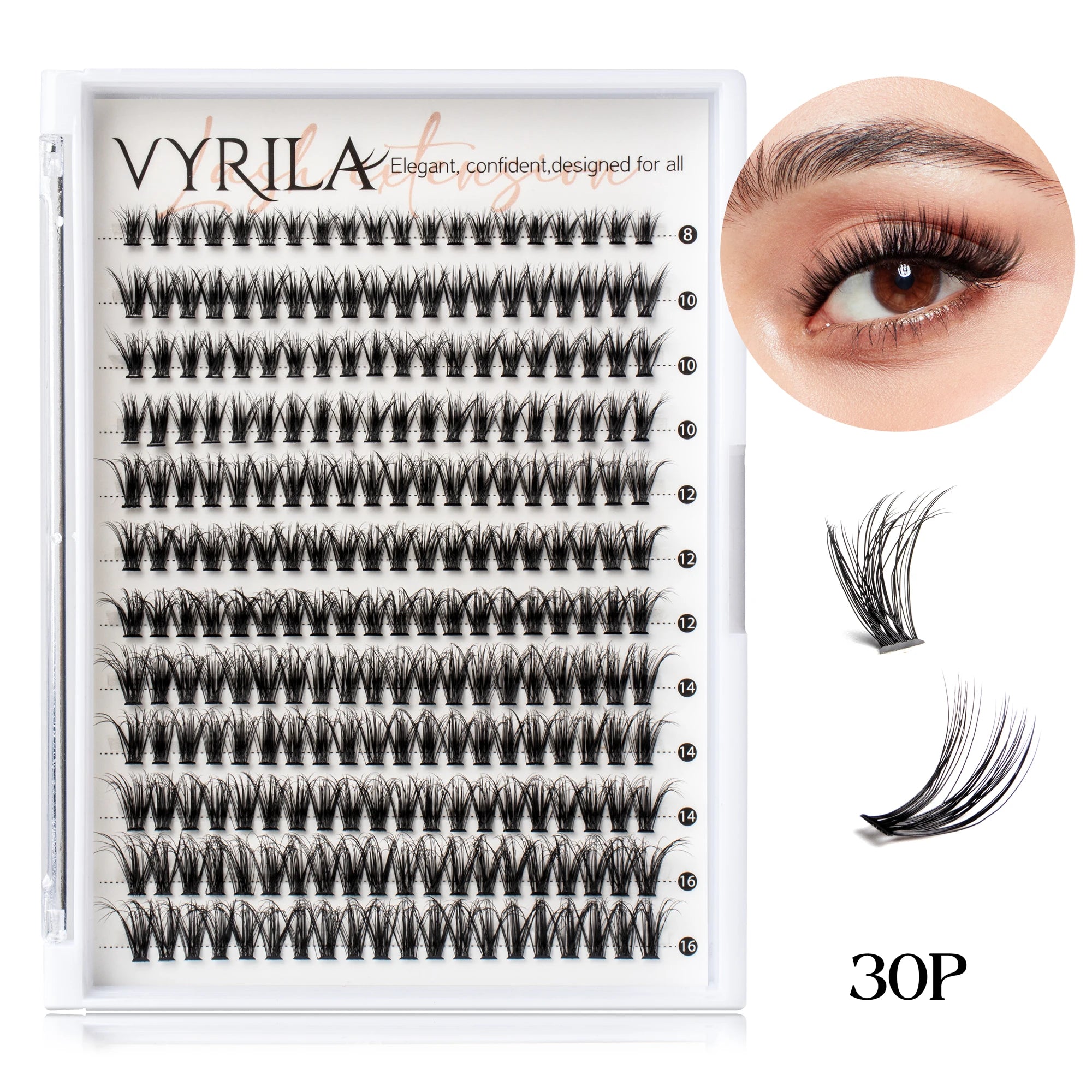 Ultra-Fine 0.05mm Lash Clusters
