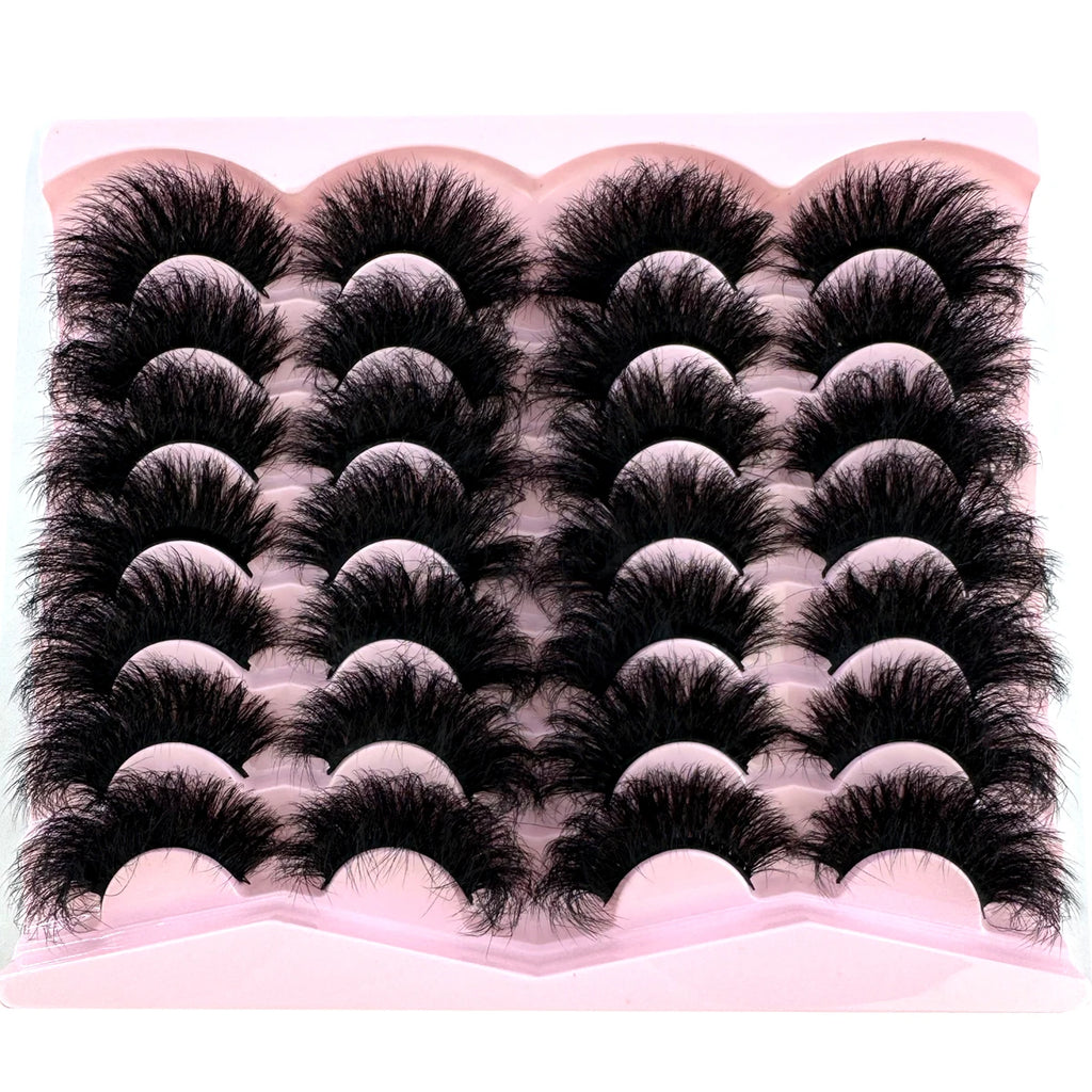 3D Mink Lashes Bulk Faux Dramatic Lashes