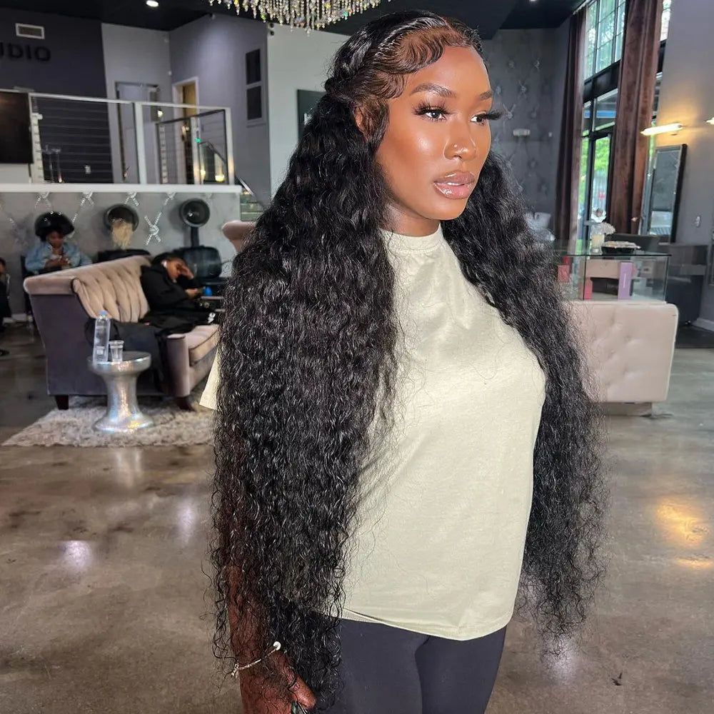 Deep Wave Frontal Hd Lace Wigs