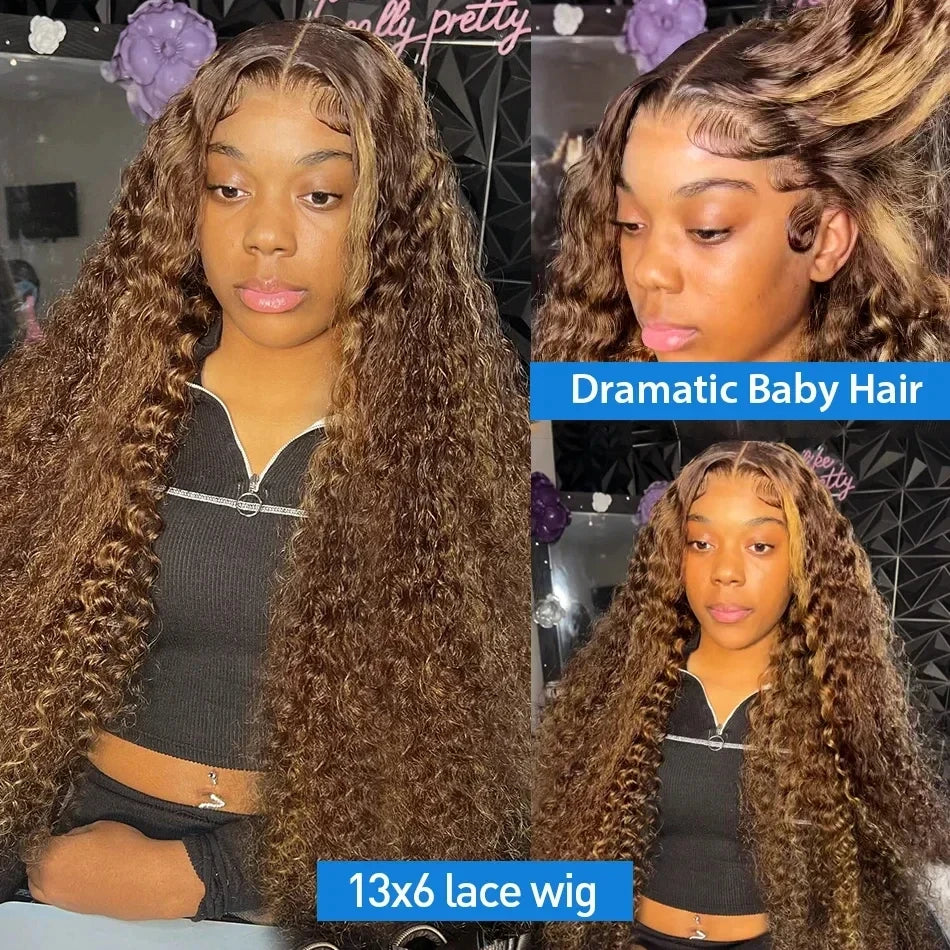 Ombre Brazilian Hair Lace Front Wig