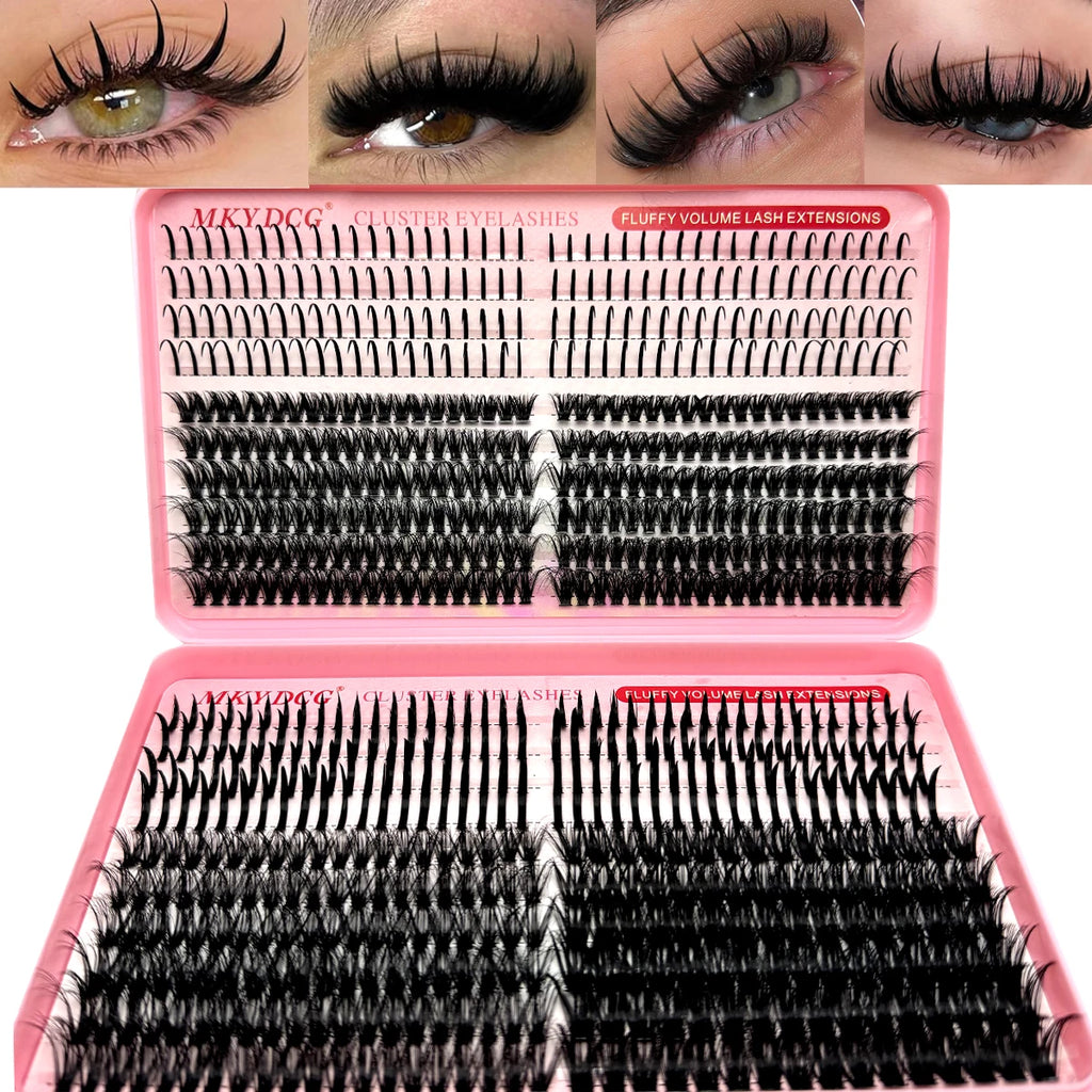 DIY Cluster Lashes – Wispy Manga & Spiky Anime Style