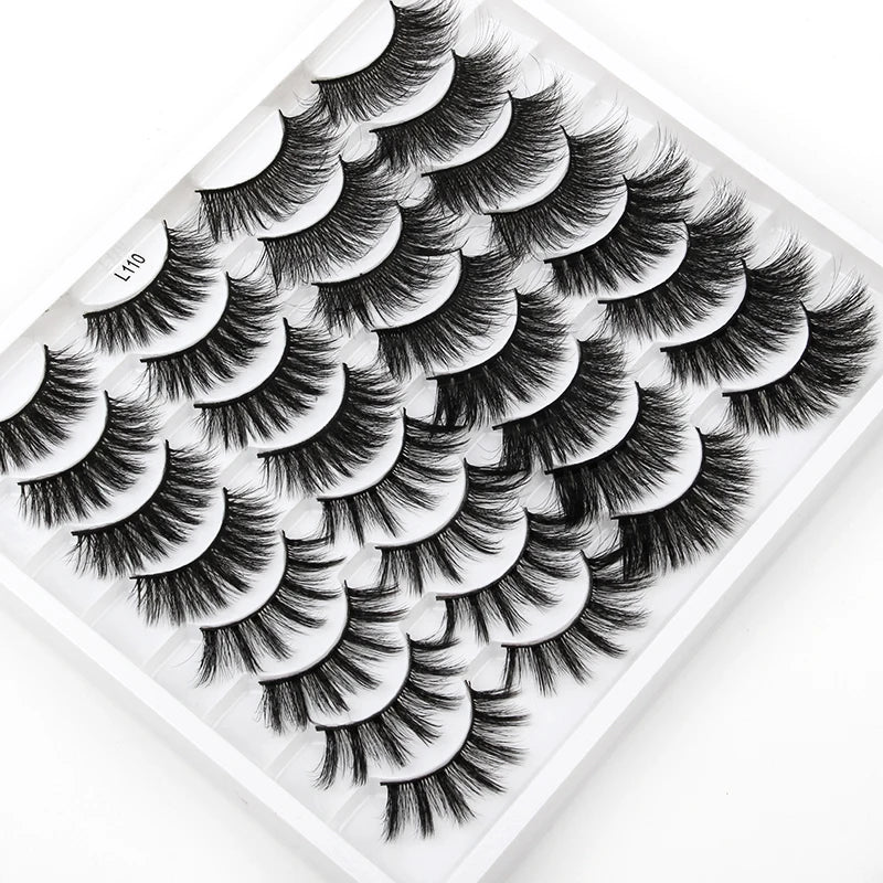 Curly Natural Soft Dramatic Thick Eyelashes