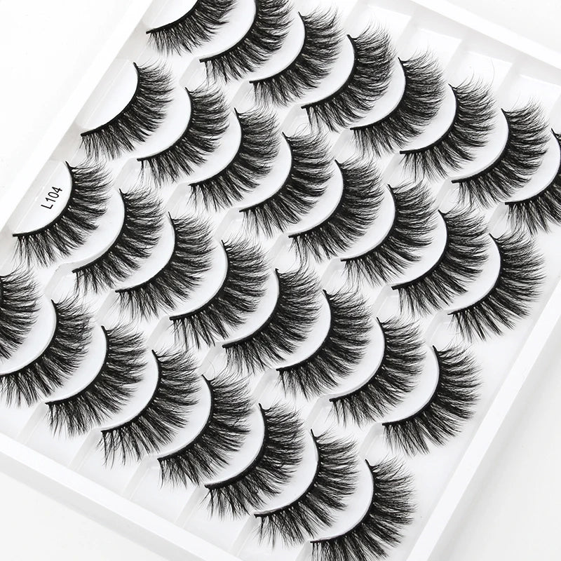 Curly Natural Soft Dramatic Thick Eyelashes