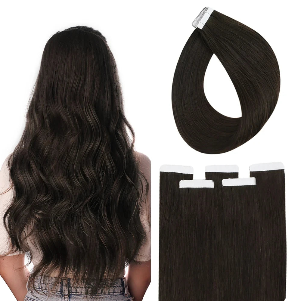 Injected Tape In Hair Extensions