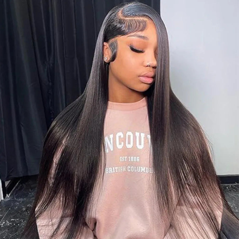 Hd Lace Bone Straight Frontal Wig