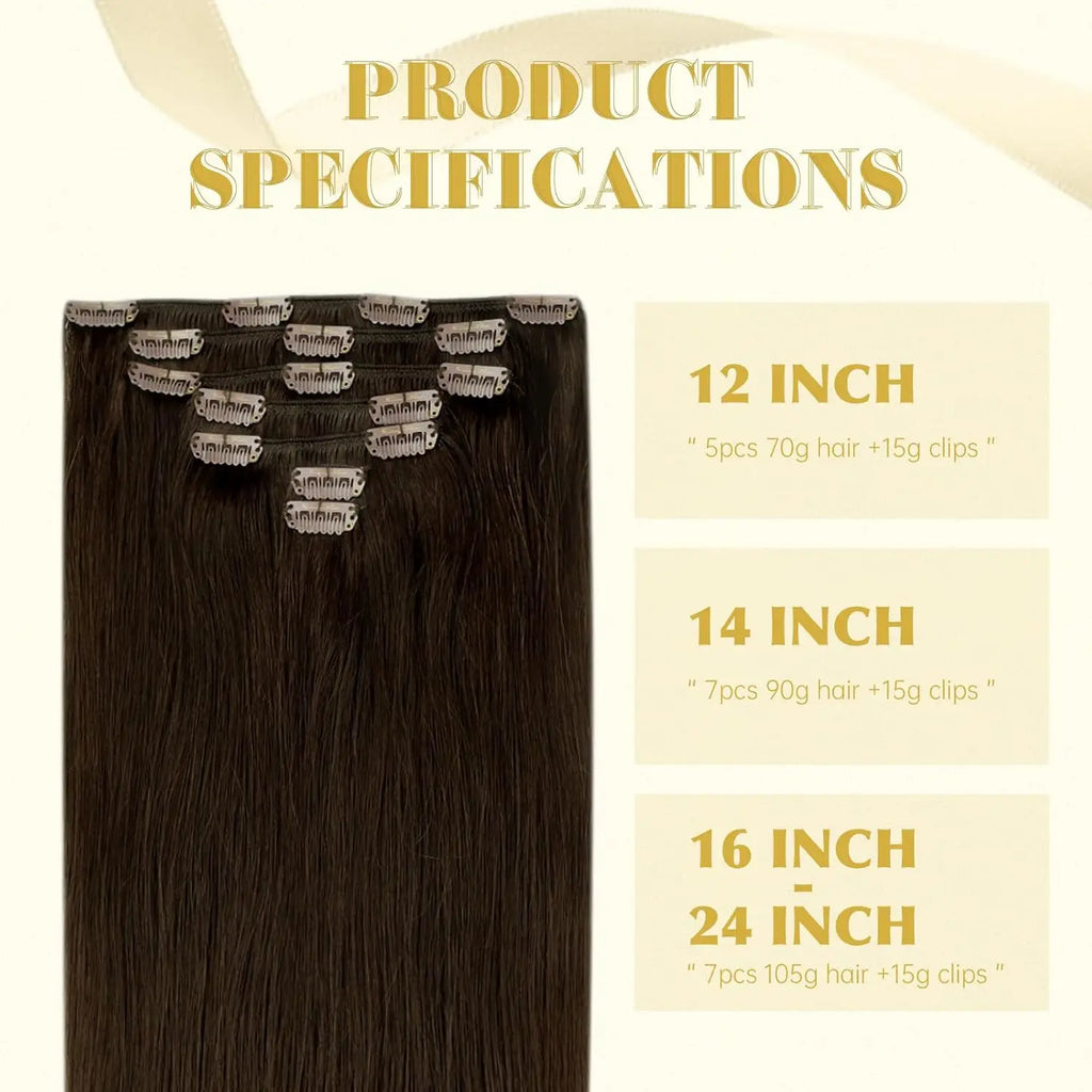 Clip in Silky Straight Remy Hair Extensions