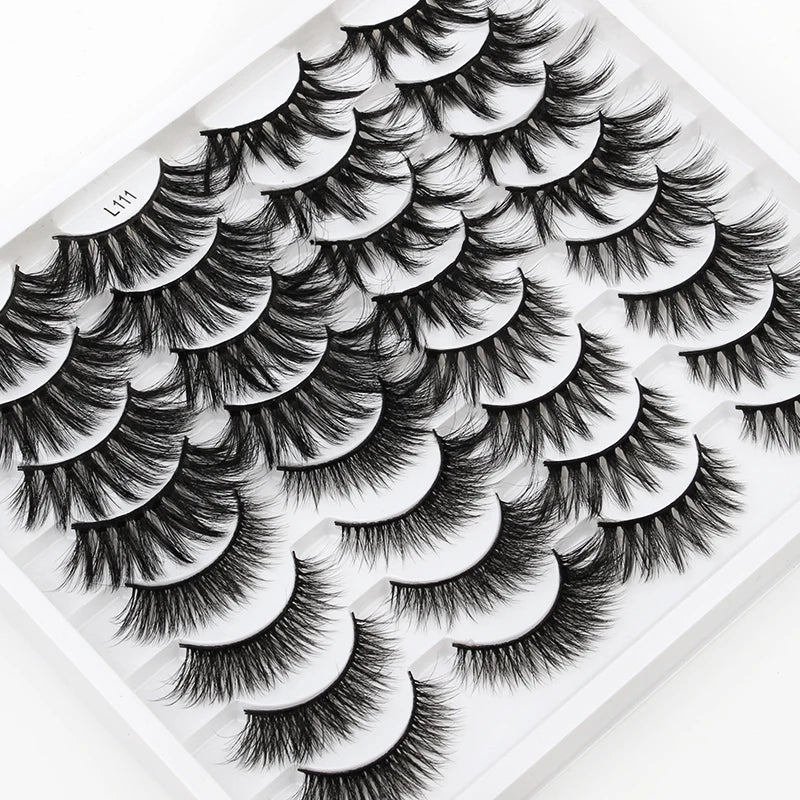 Curly Natural Soft Dramatic Thick Eyelashes