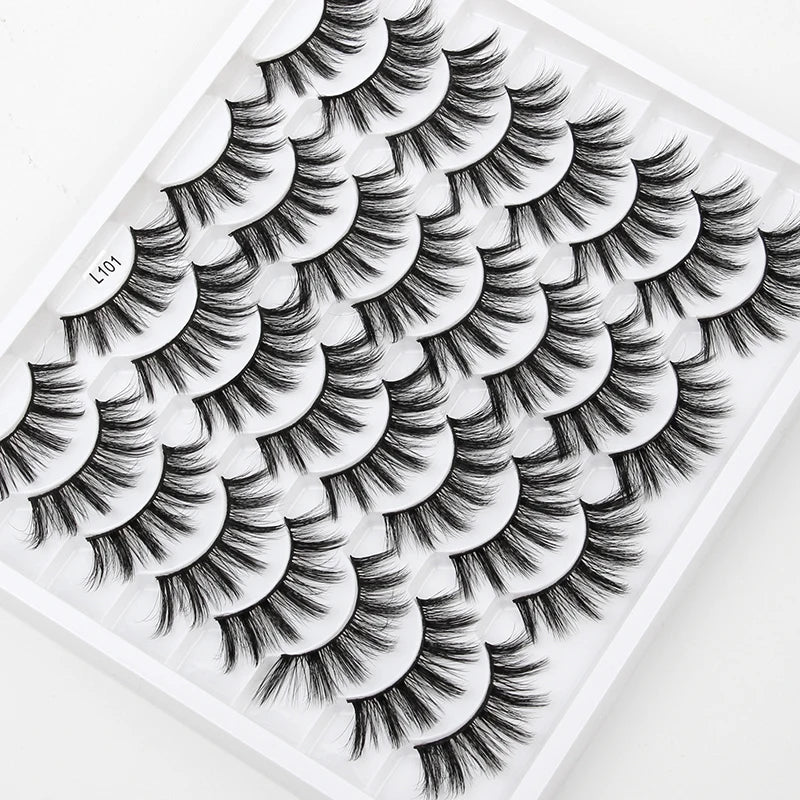 Curly Natural Soft Dramatic Thick Eyelashes