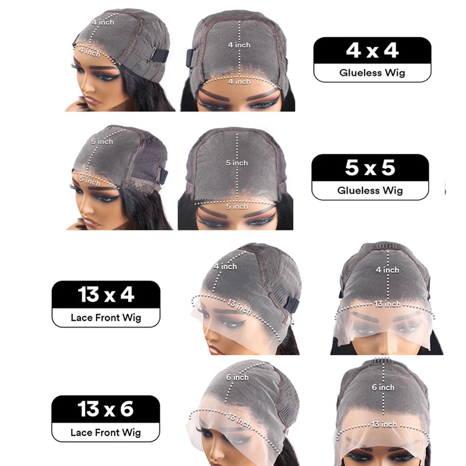 Body Wave Lace Frontal Glueless Wig