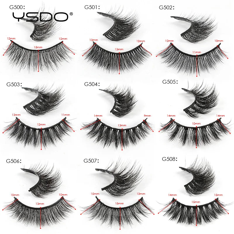 3D Mink Lashes Natural Long Eyelashes