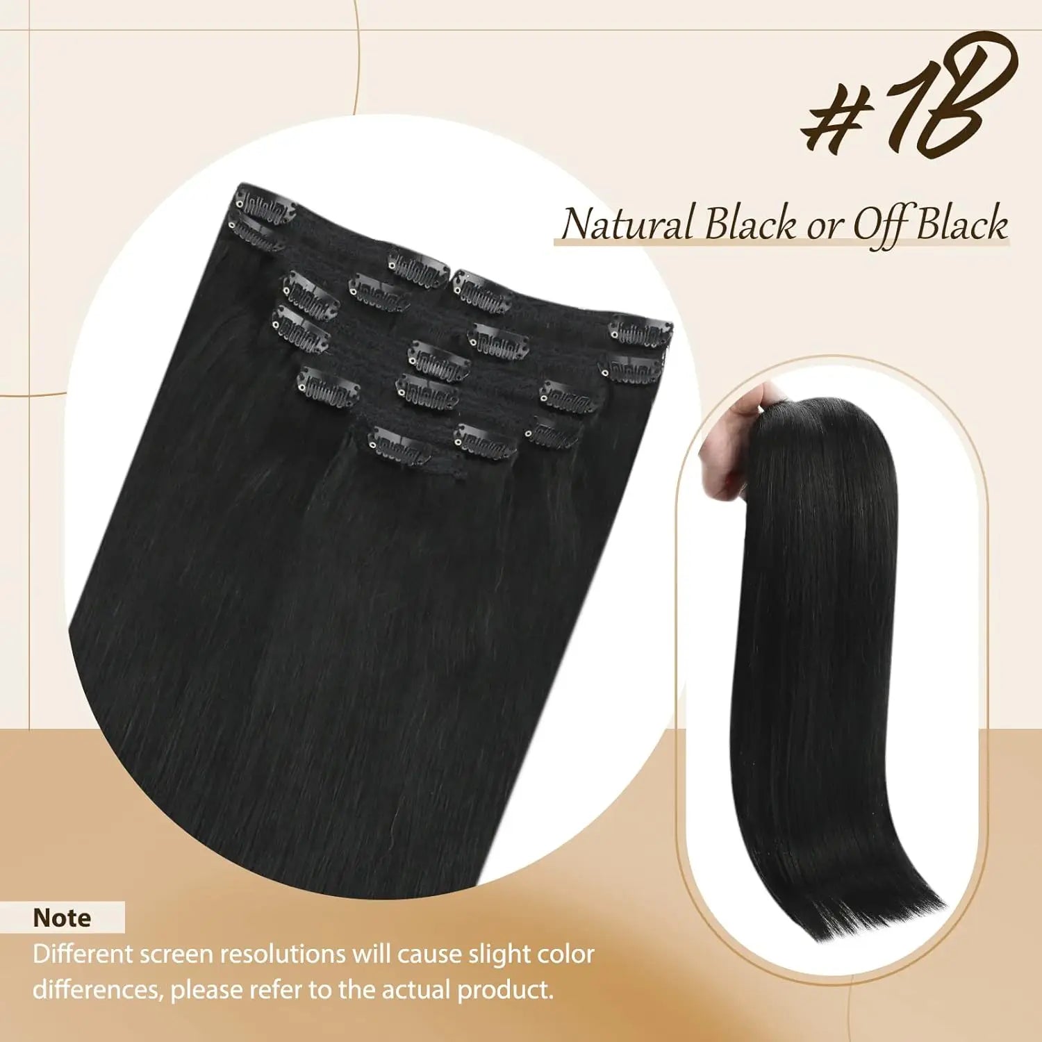 Clip in Hair Extension Real Human Hair