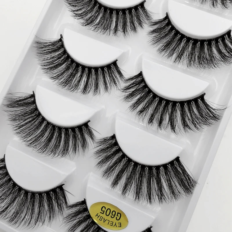 Mink Eyelashes 3D Dramatic Natural Hair
