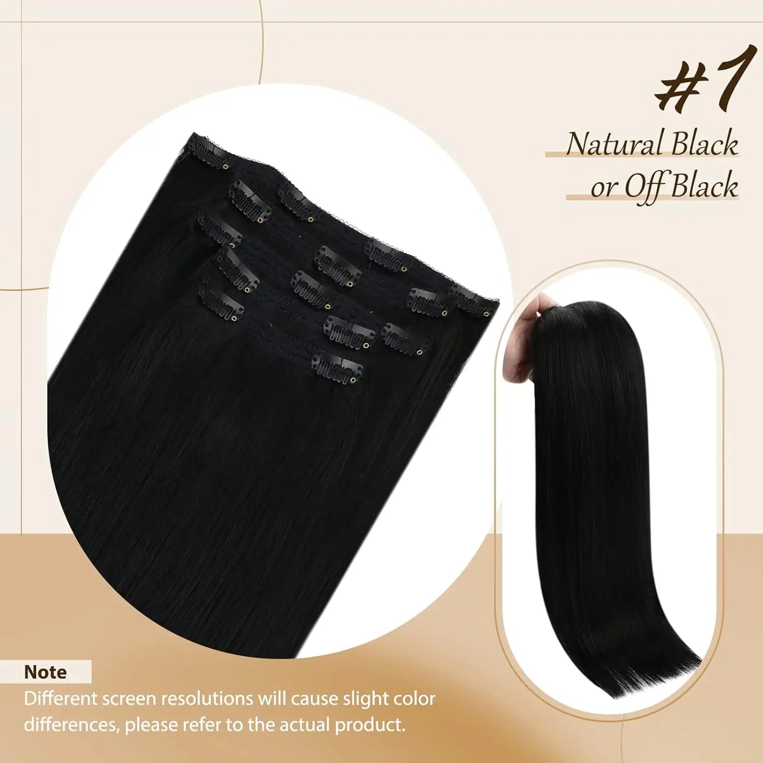 Clip in Hair Extension Real Human Hair