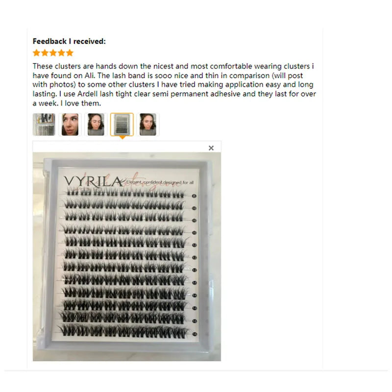 Ultra-Fine 0.05mm Lash Clusters